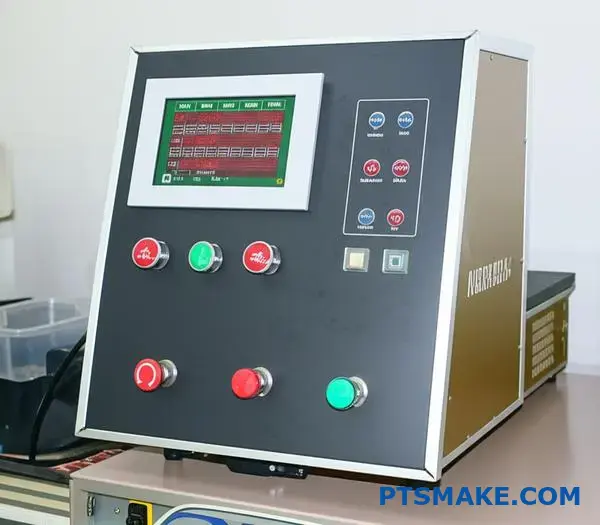 Przemysłowy ultradźwiękowy sprzęt do spawania metali z interfejsem sterowania na stole warsztatowym do precyzyjnych zastosowań łączących