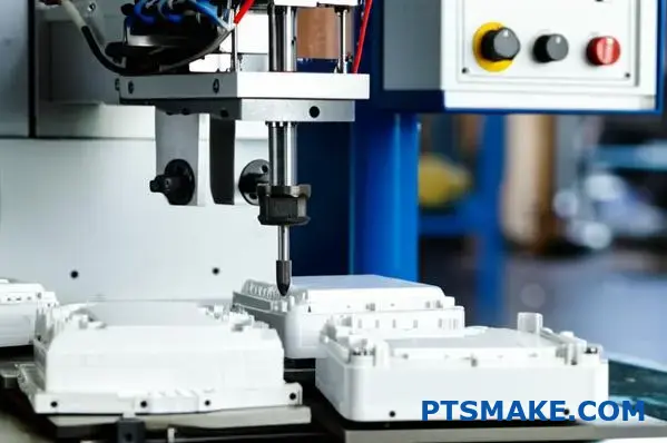 Przemysłowy sprzęt do zgrzewania ultradźwiękowego łączący elementy z tworzyw sztucznych z technologią wibracji o wysokiej częstotliwości do precyzyjnej produkcji