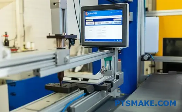 Sprzęt do zgrzewania ultradźwiękowego ustalający podstawowe parametry łączenia elementów z tworzyw sztucznych w zakładzie produkcyjnym