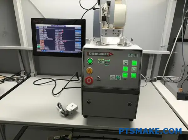 Profesjonalny sprzęt do spawania ultradźwiękowego wyświetlający parametry spawania w czasie rzeczywistym i możliwości monitorowania danych w celu kontroli jakości
