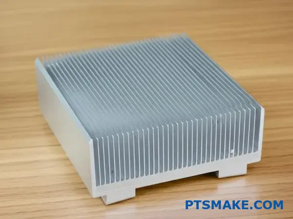 熱放散効率を向上させるため、表面積を拡大した最新のアルミニウム製冷却フィンを採用