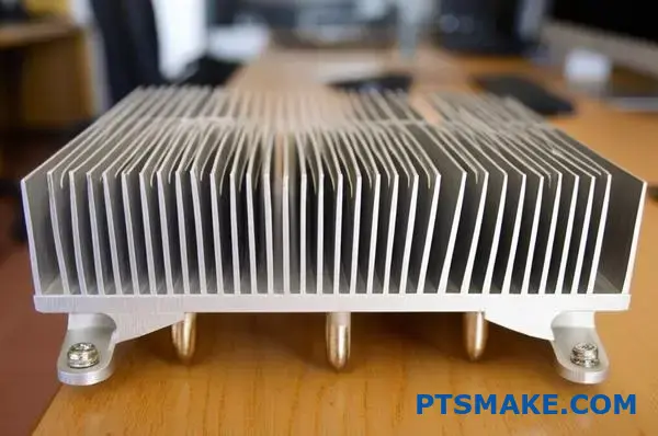 電子熱管理アプリケーション用の詳細なフィン構造を持つプロフェッショナルアルミヒートシンク部品