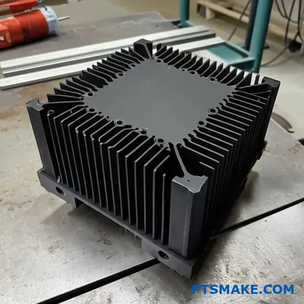 高振動アプリケーション用に設計された強化マウントシステム付き産業用アルミニウムヒートシンク