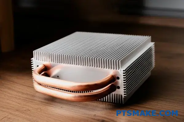 Szczegółowy widok systemu chłodzenia rurką cieplną z aluminiowymi żebrami dla wydajnego zarządzania rozpraszaniem ciepła