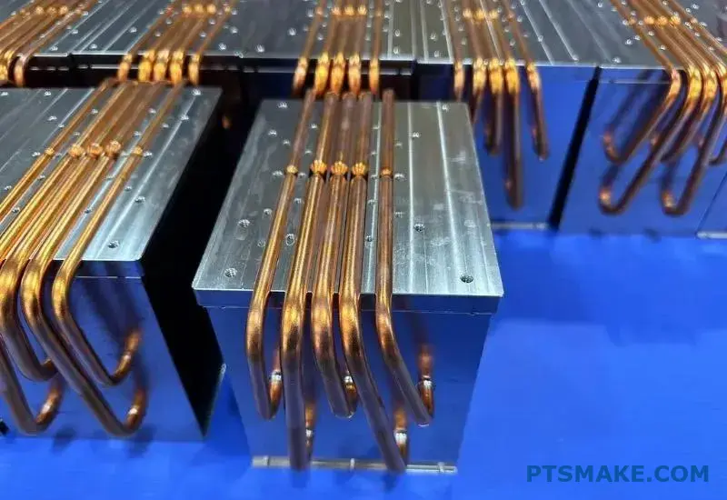 Multipla precisionstillverkade kylflänsar