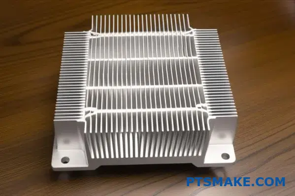 Wysokowydajny aluminiowy radiator z precyzyjnymi żeberkami do zaawansowanych zastosowań zarządzania termicznego