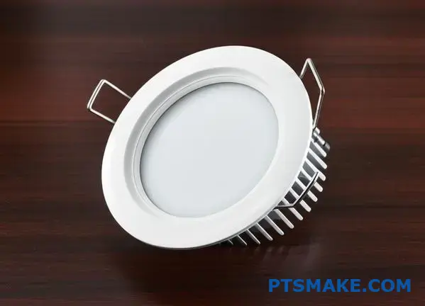 Moderné LED svietidlo s integrovaným chladičom s tepelným manažmentom na účinné chladenie v uzavretých osvetľovacích aplikáciách