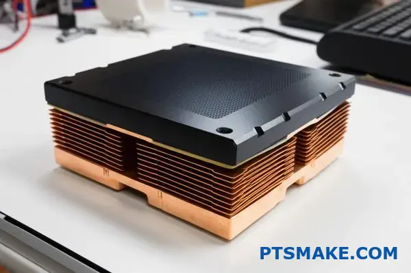 Advanced thermal management heat sink combining copper and graphene materials for next generation electronics cooling applications