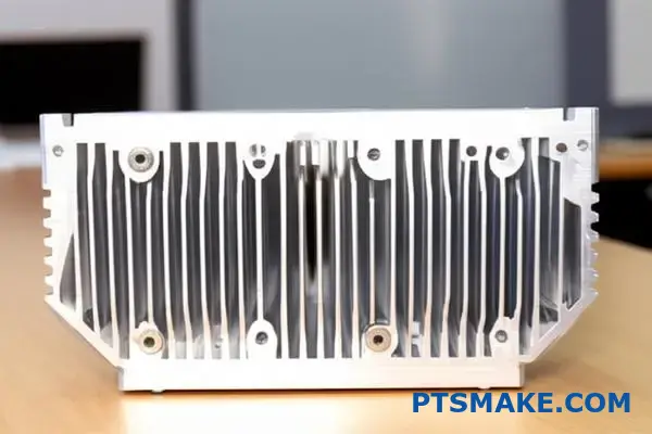 مبدد حرارة صناعي من الألومنيوم مزود بزعانف تبريد متعددة لتطبيقات إدارة الحرارة