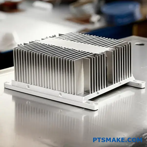 مبدد حرارة صناعي مزود بزعانف تبريد لتطبيقات إدارة النظام الحراري