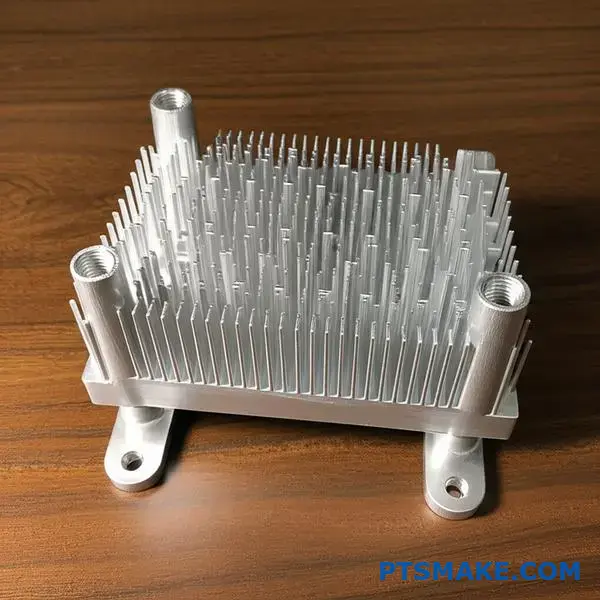 High-performance forged thermal management component with 3D pin fin array for enhanced heat dissipation