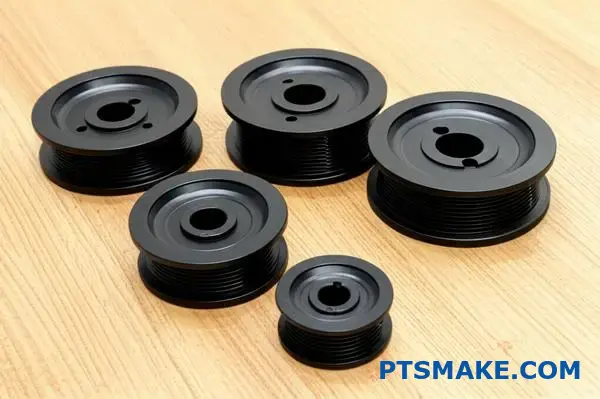 Olika kuggremskivor och synkronremskivor med standardkuggprofiler och specifikationer för industriella tillämpningar