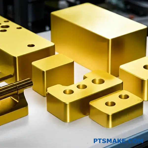 Hochleistungsfähige, goldeloxierte Aluminiumteile mit verbesserter Haltbarkeit und Korrosionsbeständigkeit
