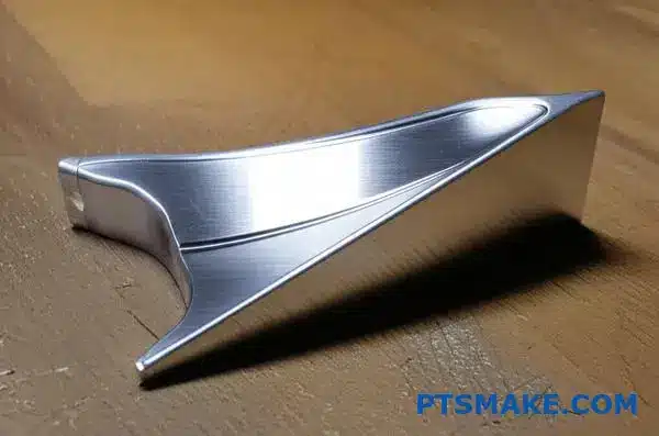 High-quality CNC machined metal bracket with smooth surface finish ideal for fingerprint-resistant coating application