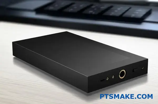 Matte black audio device showcasing pristine smudge-resistant surface treatment for enhanced user experience