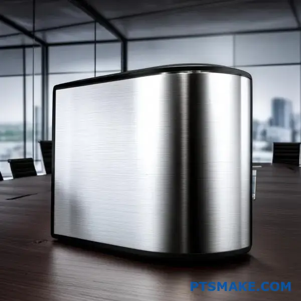 Sleek stainless steel appliance with fingerprint resistant coating demonstrating clean surface technology