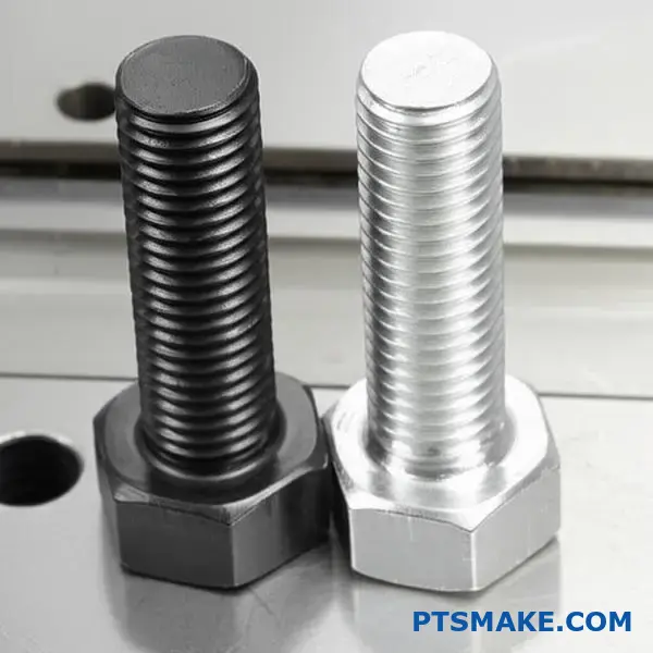 黒色酸化皮膜処理ボルトと亜鉛メッキボルトの比較:鋼製締結部品における異なる耐食性表面処理の比較