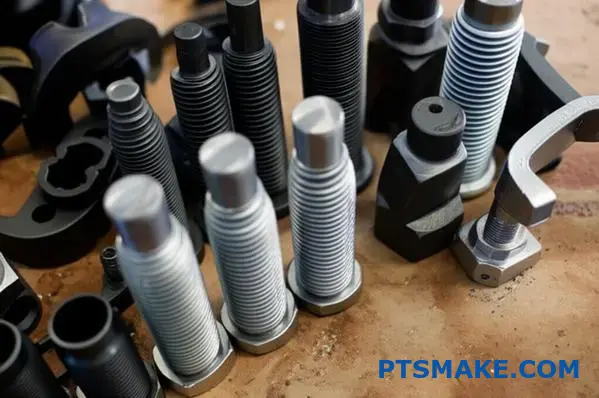 黒色酸化処理と亜鉛めっき鋼部品の比較:防食のための表面処理の違いを示す