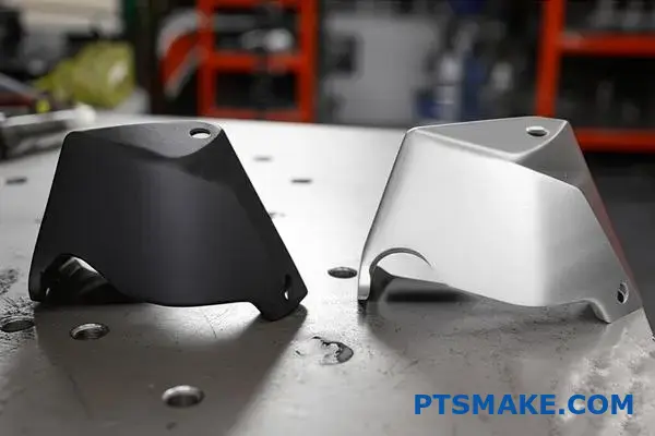 黒色酸化皮膜と亜鉛めっき鋼製自動車ブラケットの比較:工業用表面における異なる防食仕上げの表示