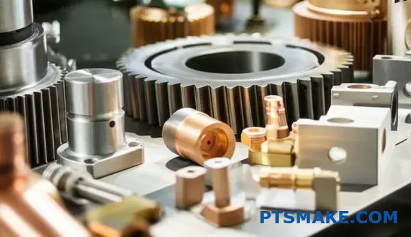 Different metal components showing chrome plating base material compatibility and surface preparation requirements