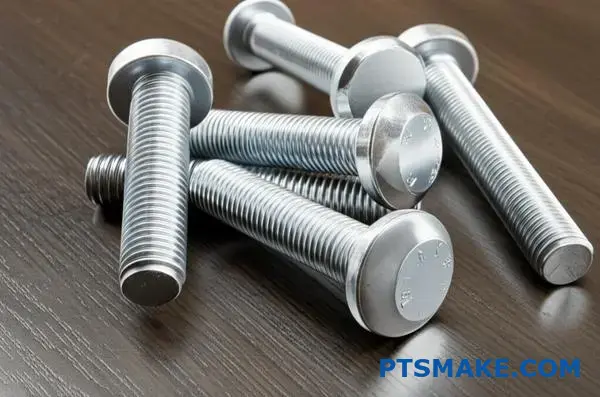 High-performance automotive bolts with superior anti-corrosion zinc flake coating displaying exceptional durability and metallic finish