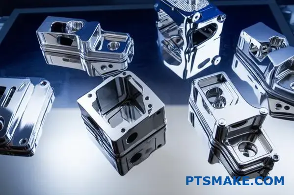 Vysokokvalitné hliníkové komponenty s chrómovanou povrchovou úpravou prechádzajúce presnou kontrolou pre automobilové aplikácie