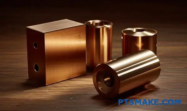 Professional optical sensor parts featuring matte bronze surface treatment reducing light interference and glare in precision systems