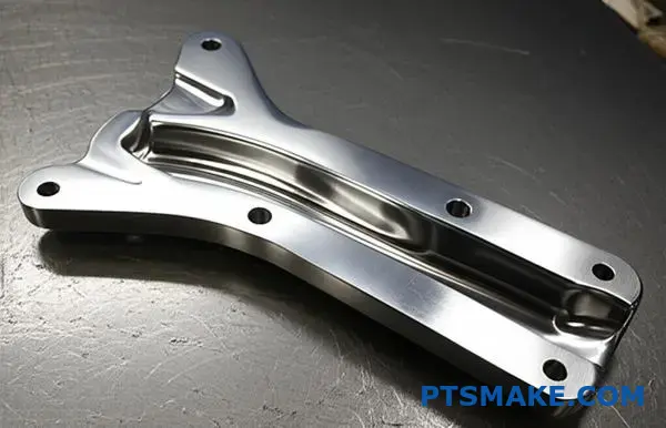 High-quality stainless steel bracket showing superior surface treatment and corrosion-resistant passivated finish for automotive applications
