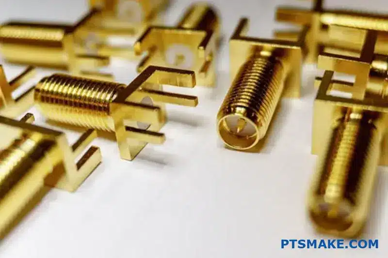 Gold Plating For CNC Machined Parts