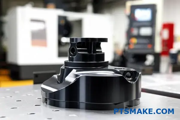 Precision machined military helicopter rotor component showcasing advanced CNC manufacturing capabilities for defense applications