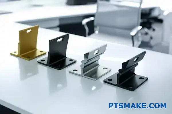 Various CNC machined aluminum components showcasing precision manufacturing quality from different suppliers