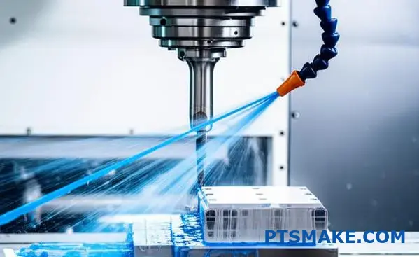 Professional CNC milling operation producing precision aluminum components in Vietnamese manufacturing facility