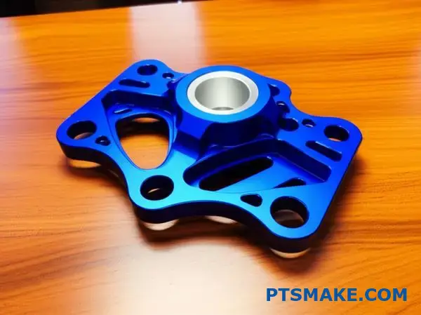 High-quality CNC machined aluminum component showcasing Vietnam precision manufacturing capabilities for aerospace applications
