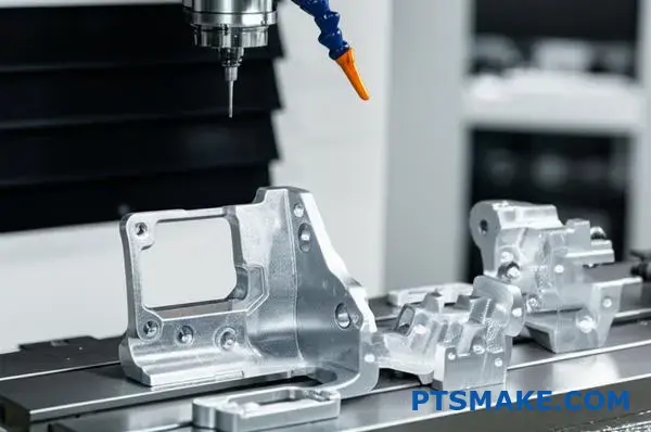 Precision CNC machined aluminum automotive brackets showcasing Vietnam's advanced manufacturing capabilities and machining excellence