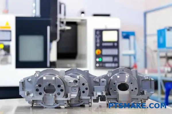 Advanced CNC manufacturing center producing precision railroad brake components for railway industry applications