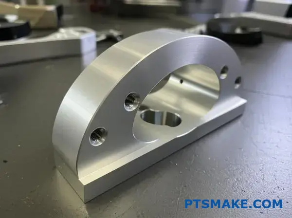 High-quality CNC machined railroad brake part showcasing superior surface finish for enhanced durability and performance in rail transportation systems