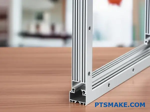 Precision machined aluminum skylight frame showing cnc manufacturing quality for building skylights installation