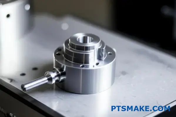 High-precision CNC machined medical implant showcasing micro machining tolerance capabilities and surface finish quality