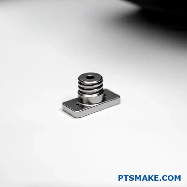 High precision machined medical device component showcasing micro CNC manufacturing quality for healthcare applications