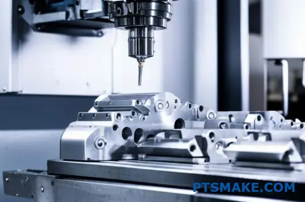 CNC machined precision aluminum components for energy applications displaying superior manufacturing quality