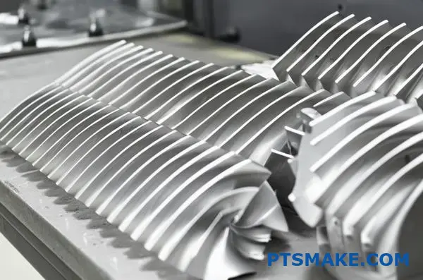 Precision machined energy components showing scalable CNC manufacturing from prototype to production