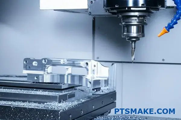 Precision CNC machining operation in Boston manufacturing facility producing aluminum automotive components