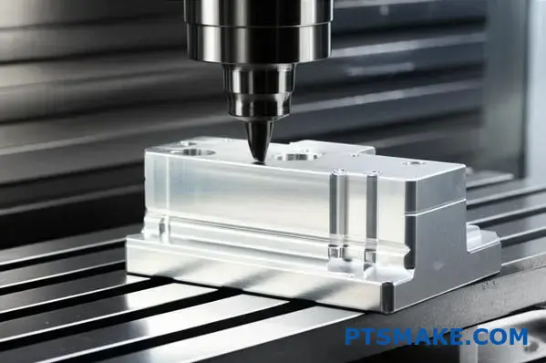 Precision aluminum bracket component showcasing CNC machining quality standards for Perth manufacturing services evaluation