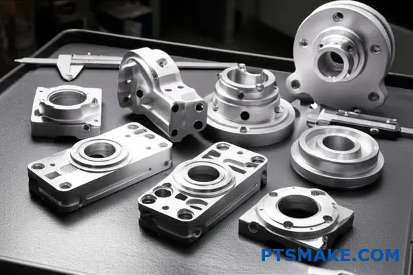 High-precision CNC machined aerospace parts showcasing tight tolerance manufacturing capabilities in Perth workshop setting