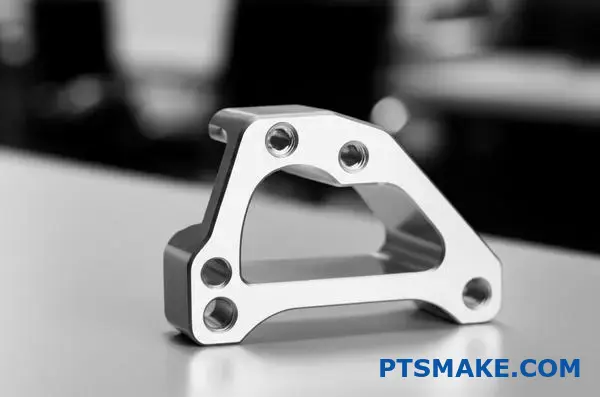 Precision machined aluminum bracket showcasing cnc manufacturing quality from Perth suppliers with detailed surface finish