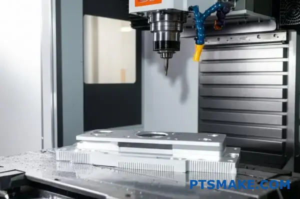 Precision CNC milling of aluminum components in Las Vegas manufacturing facility showcasing quality machining services