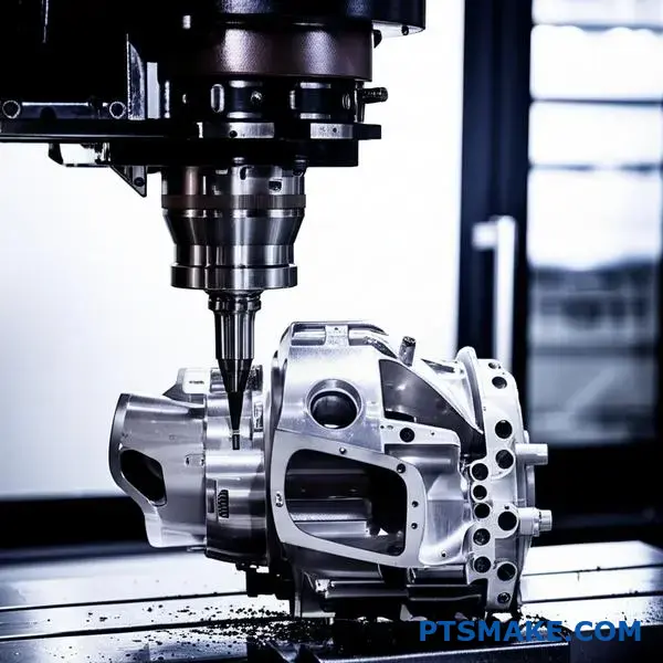 Advanced CNC machining operation creating precision aerospace parts in Las Vegas manufacturing facility