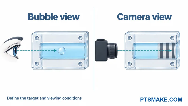 Two illustrative viewing tasks for a clear manifold