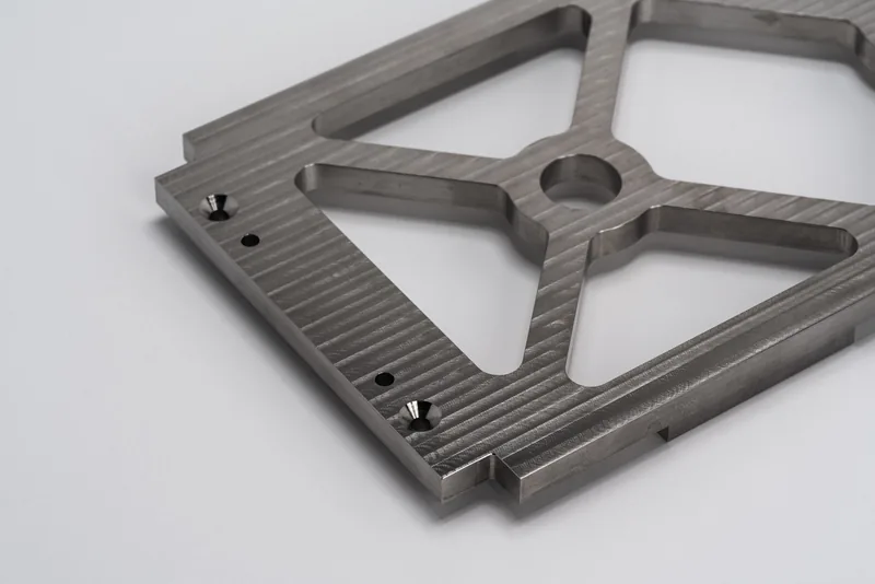 Example of an as-machined metal surface
