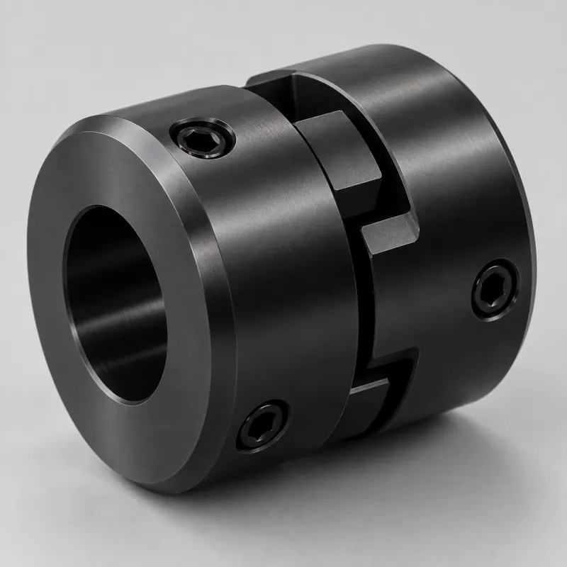 Example of a black-coated precision metal component